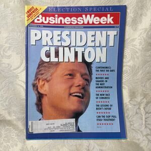 Vintage BusinessWeek Nov 16 1992 Bill Clinton Election Cover Magazine